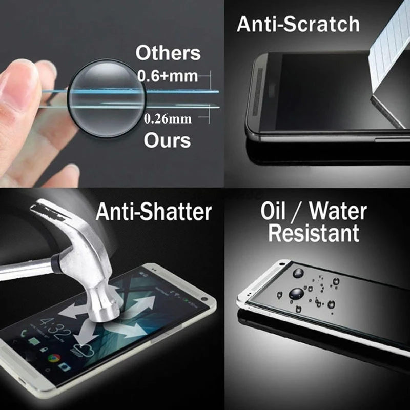 

1PC 9H Premium Tempered Glass Film Screen Protector Guard For Nokia 3 / 5 / 6 LX9A