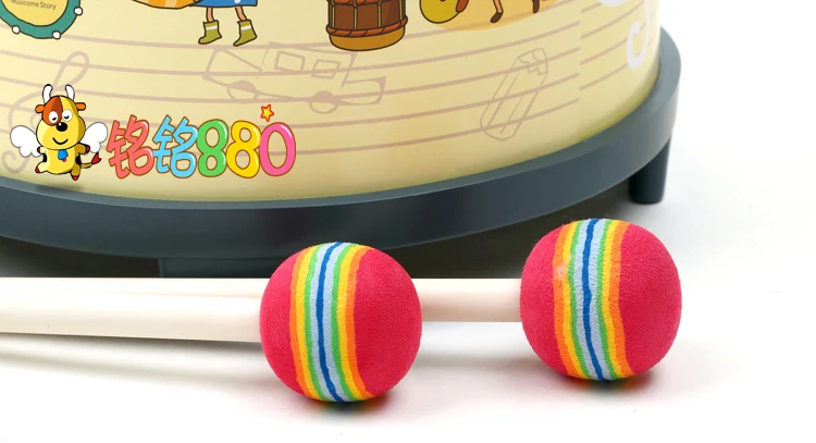 Orff для раннего образования 1-3-6 лет ручные барабаны Детские Музыкальные инструменты деревянные игрушки для начинающих детей