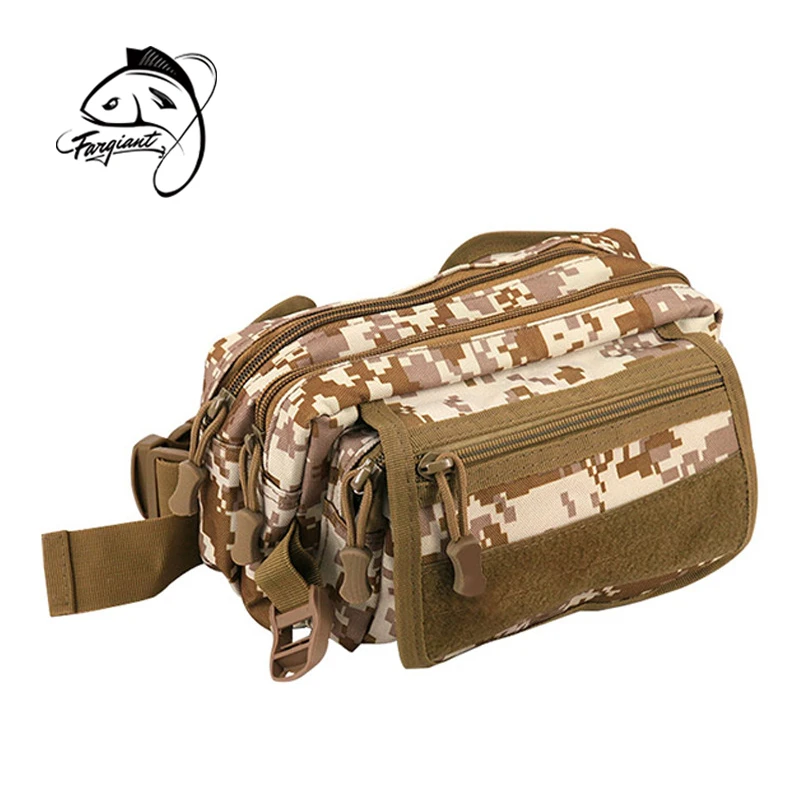 

Fargiant Fishing Bag 4-Layer Waterproof Outdoor Sport Large Capacity Waist Shoulder Bag Fishing Storage Bags Fishing Tackle