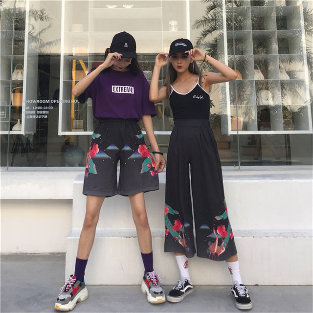 Harajuku Wide-Leg Trousers