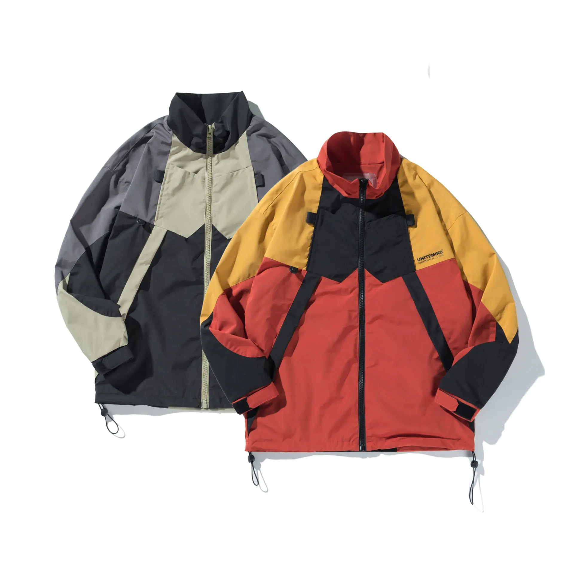 

Wu Air Spring New Style Jacket Men's Spring 2020 New Style Loose-Fit Mixed Colors Coat Men'S Wear Casual Couples Tops Fashion