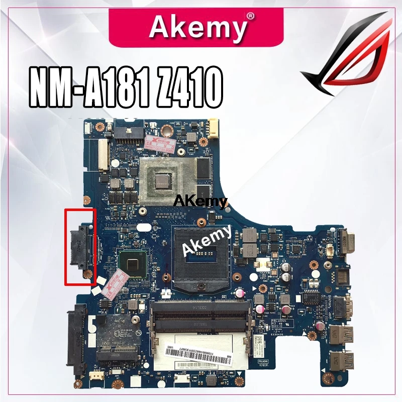 

high quality NM-A181 for lenovo Z410 laptop motherboard NM-A181 Mainboard 100% tested fully work