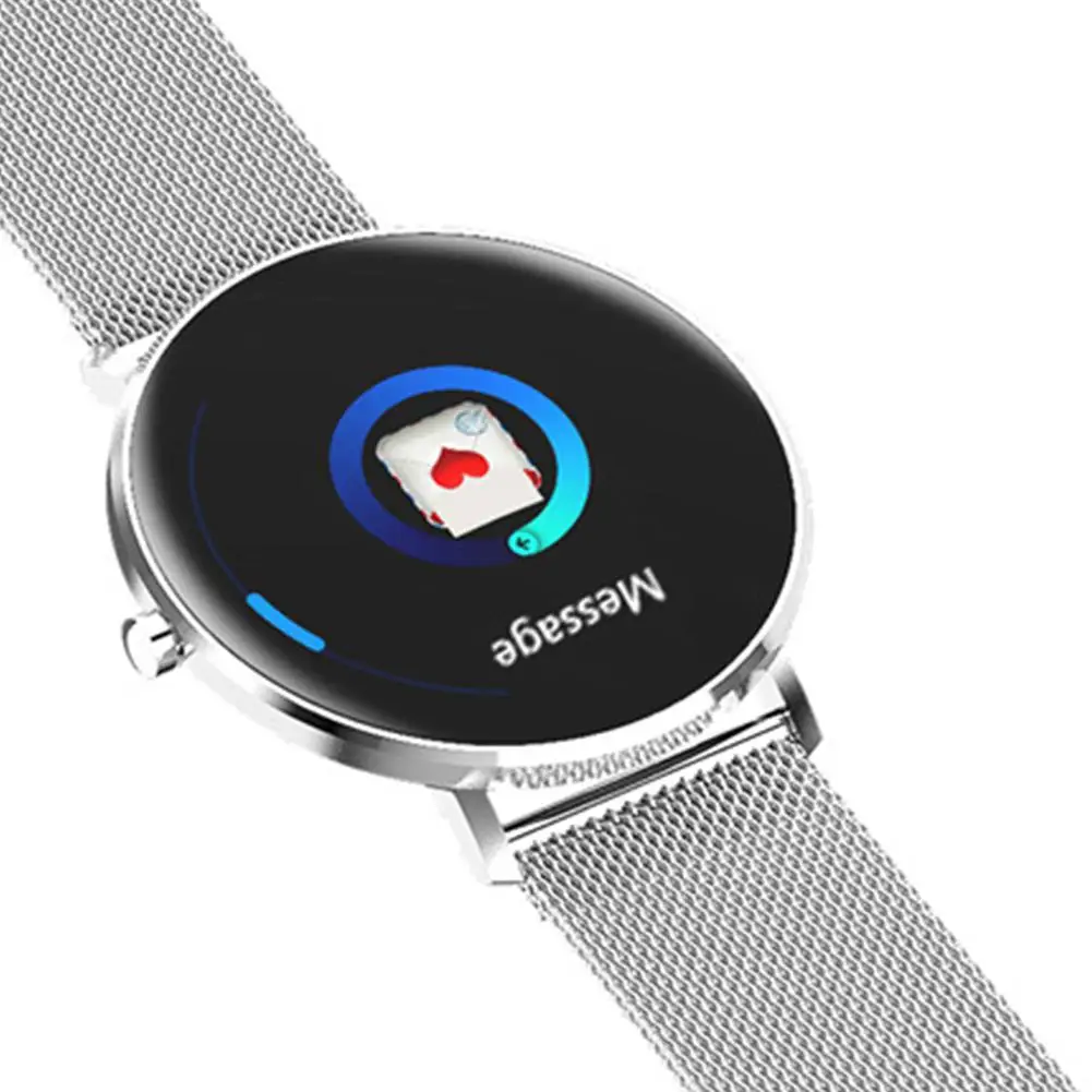 Silver steel MeterMall L6 IP68 Водонепроницаемые Смарт-часы с несколькими спортивными режимами пульсометр Bluetooth умные часы для Android IOS - Цвет: Silver steel