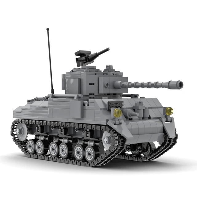 Custom Deluxe M4 Sherman Tank WW2 Set made w/ real LEGO® bricks