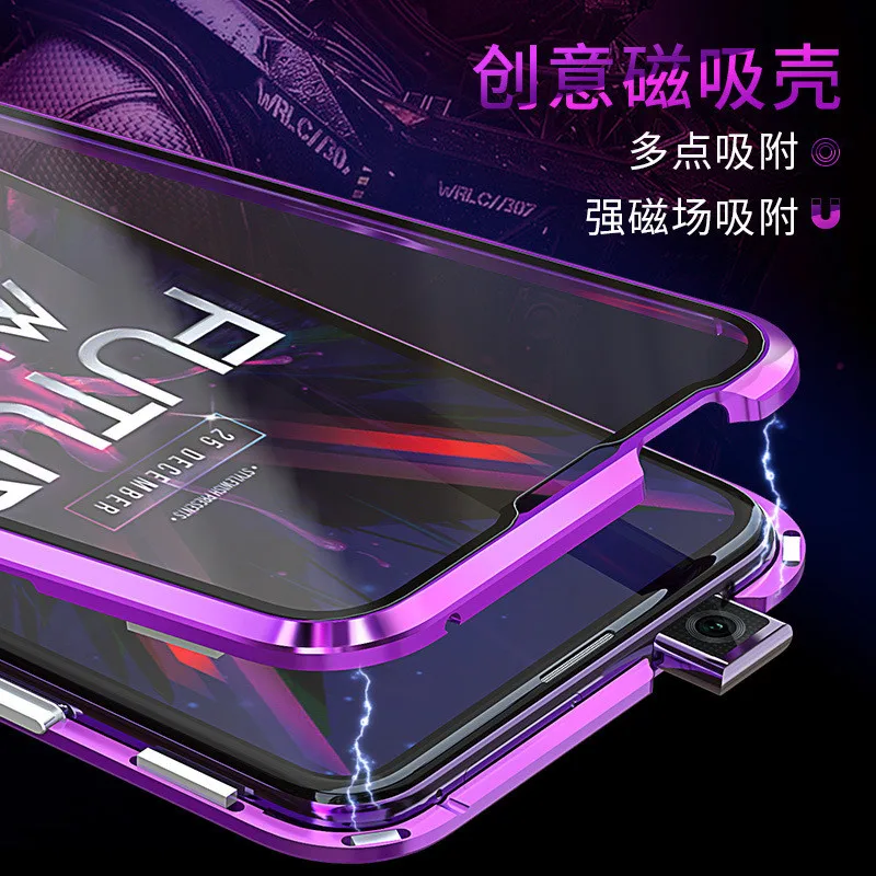 Передний+ задний двухсторонний стеклянный чехол для huawei Honor 9X Pro 10 20 Lite V10 Note 10 10i 20i, Магнитный чехол для Honor Play 10