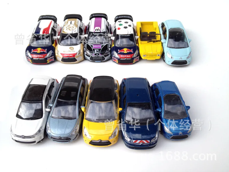 Экспортная игрушка из 1/64 сплава Модель автомобиля Citron Citroen модель автомобиля Модель автомобиля длиной около 8 см