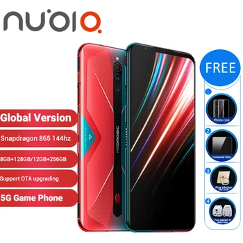 Перейти на Алиэкспресс и купить Игровой смартфон International Nubia Red Magic 5G, 256 ГБ/8 ГБ, 128 ГБ, 6,65 дюйма, Snapdragon 865 NFC, Redmagic, 5G