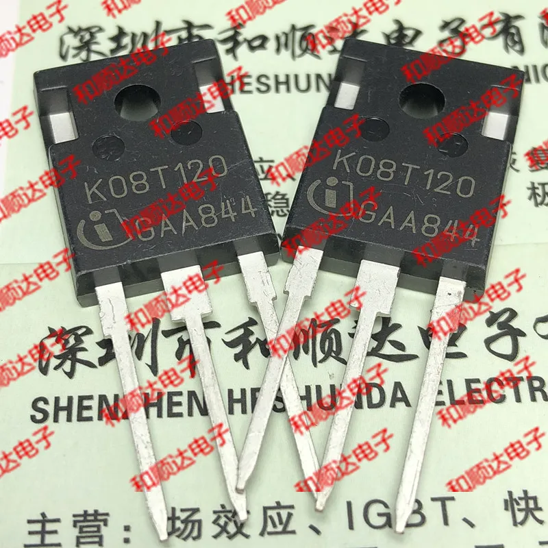 5 шт./IKW08N120T K08T120-247 1200V 8A TO247