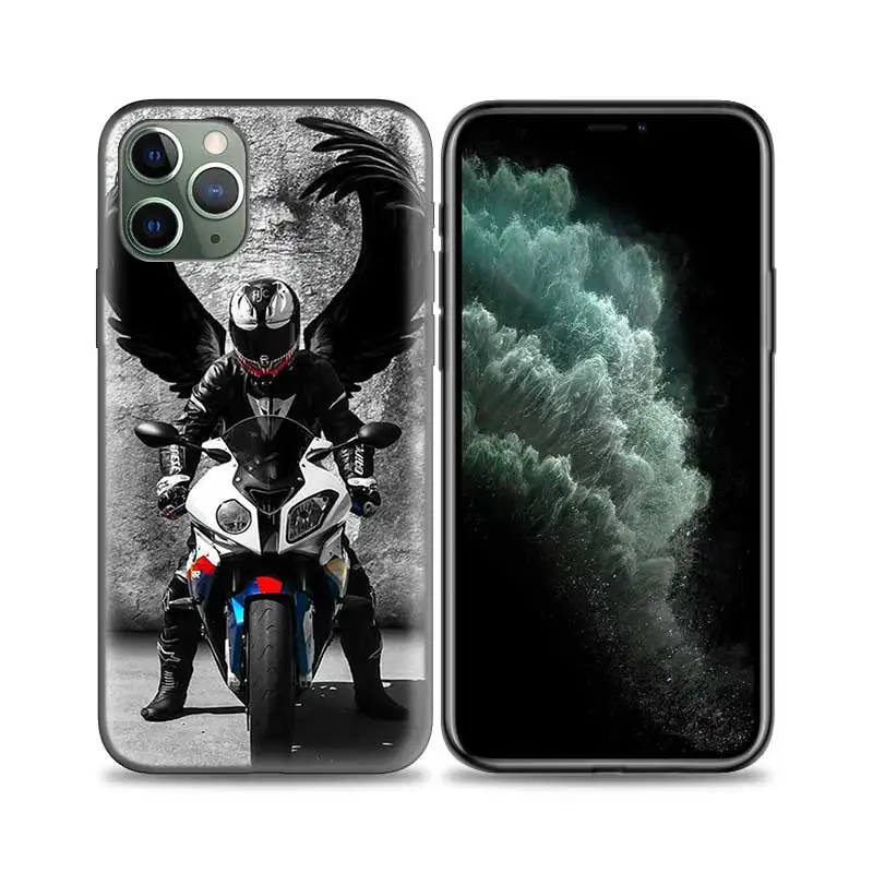 B07 Moto Cross motorcycle sports Case for Apple iphone 11 Pro XS Max XR X 7 8 6 6S Plus 5 5S SE 5C Soft TPU Phone Cover Coque - Цвет: B07