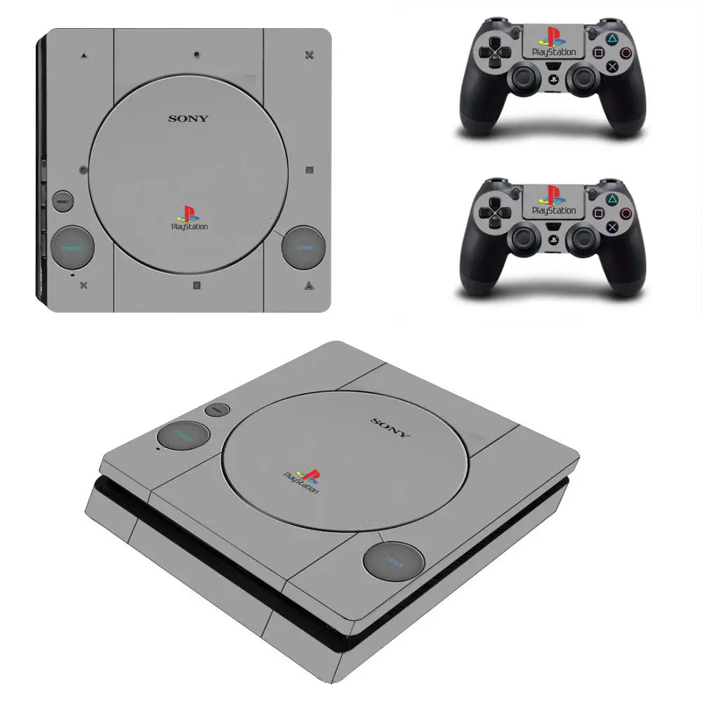 Стильная тонкая наклейка PS1 для PS4 s Play station 4 наклейки PlayStation консоли и