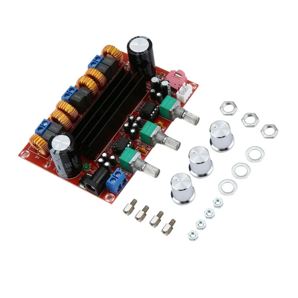 New Version High power Amplifiers Dual Chip TPA3116D2 50Wx2 + 100W 2.1 Path Digital Subwoofer Power Amplifier Board Dropshipping New Version High power Amplifiers Dual Chip TPA3116D2 50Wx2 + 100W 2.1 Path Digital Subwoofer Power Amplifier Board Dropshipping