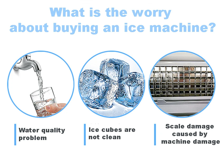 Commercial Large Tea Shop Bar KTV Home Automatic Small Square Ice Machine 100kg 220V/110V 430W SK-80FA