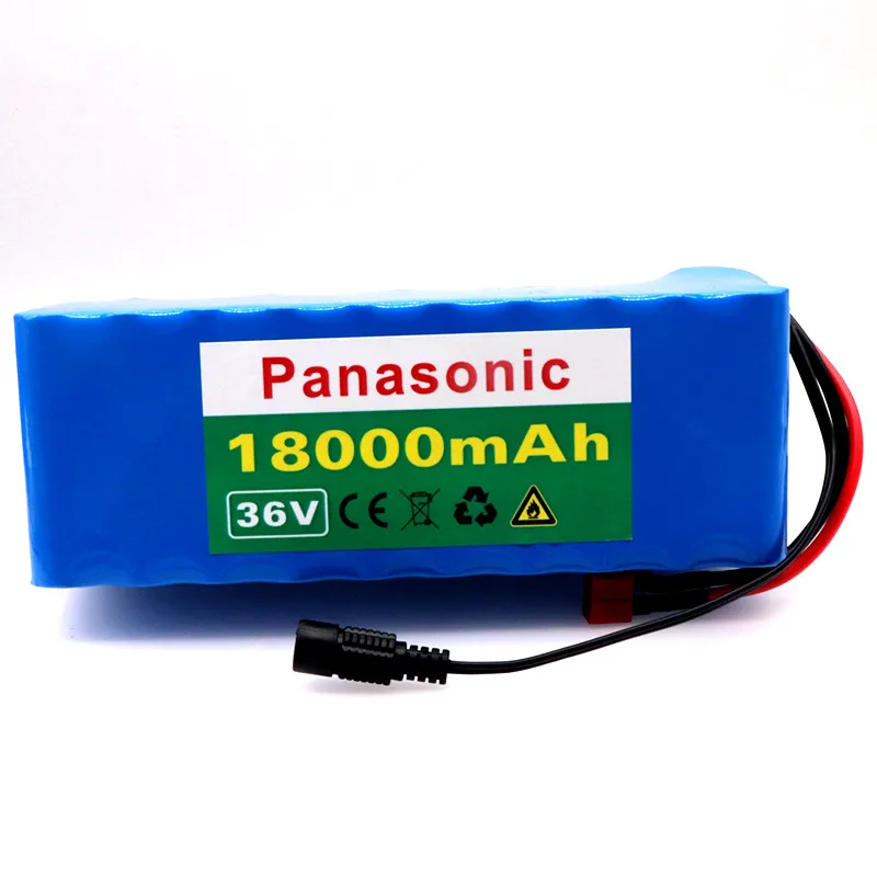 Panasonic 36V аккумулятор 10S4P 18Ah аккумулятор 500W аккумулятор высокой мощности 42V 18000mAh электровелосипед Электрический велосипед BMS+ 42v зарядное устройство