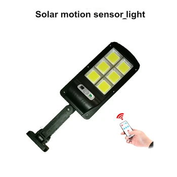 

Solar light lamp floodlight reflector Outdoor Motion Sensor Wall with Remote Controller Waterproof Security for Street Garden Ya