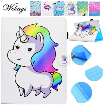 

Wekays For Samsung Galaxy Tab S2 9.7" SM-T810 T815 Cartoon Unicorn Funda Case For Samsung Tab S2 T810 9.7 inch Tablet Cover Case