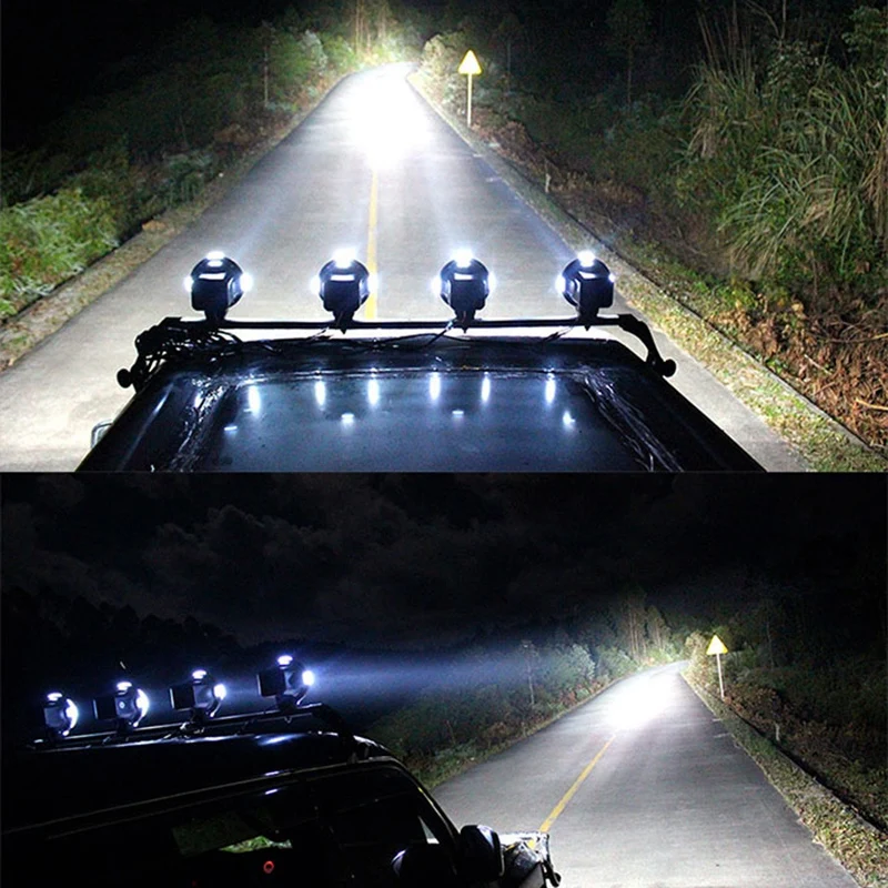 2x7 дюймов 100 Вт светодиодные фары HID Xenon пятна 4x4 рабочими электрическими схемами внедорожный свет работы 12 707A