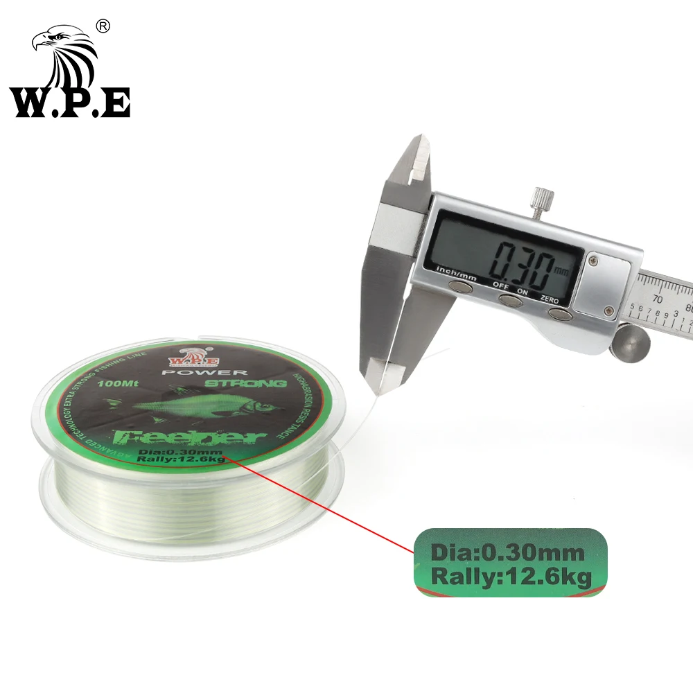 Nylon Fishing Line 100m 0.20mm-0.60mm Super Strong Monofilament 6.02-37kg Carp Fish Main Line Fishing Accessories