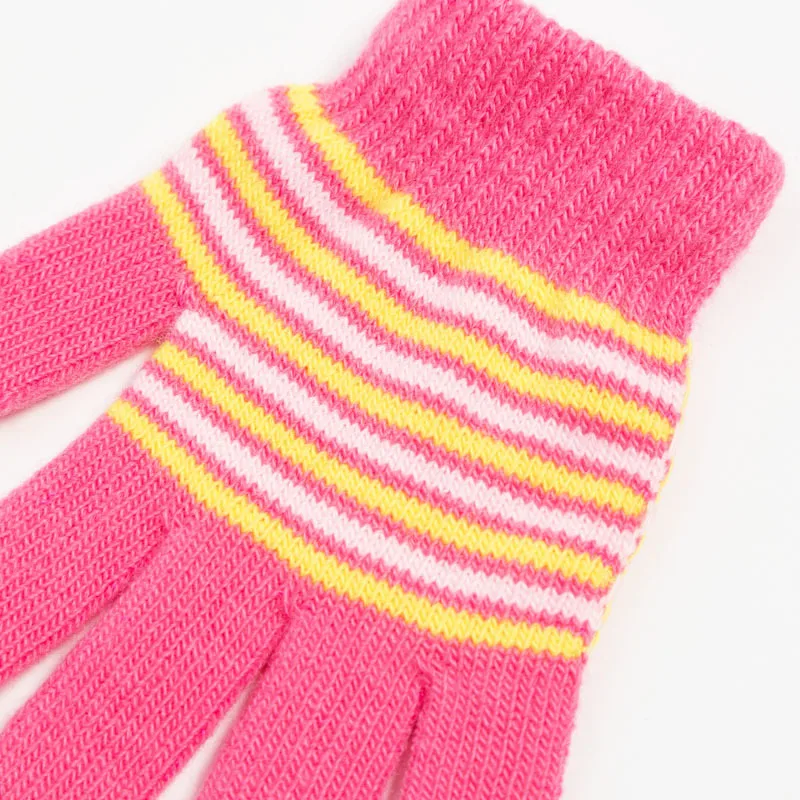 1-3 Years Kids Winter Warm Thicken Gloves Girls Boys Children Cute Mittens Imitation Full Finger Gloves перчатки детские 3