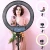 FOSOTO RL-18II Led Ring Light 18 Inch Ring Lamp 55W Ringlight Photography Lamp With Tripod Stand For Phone Makeup Youtube Tiktok