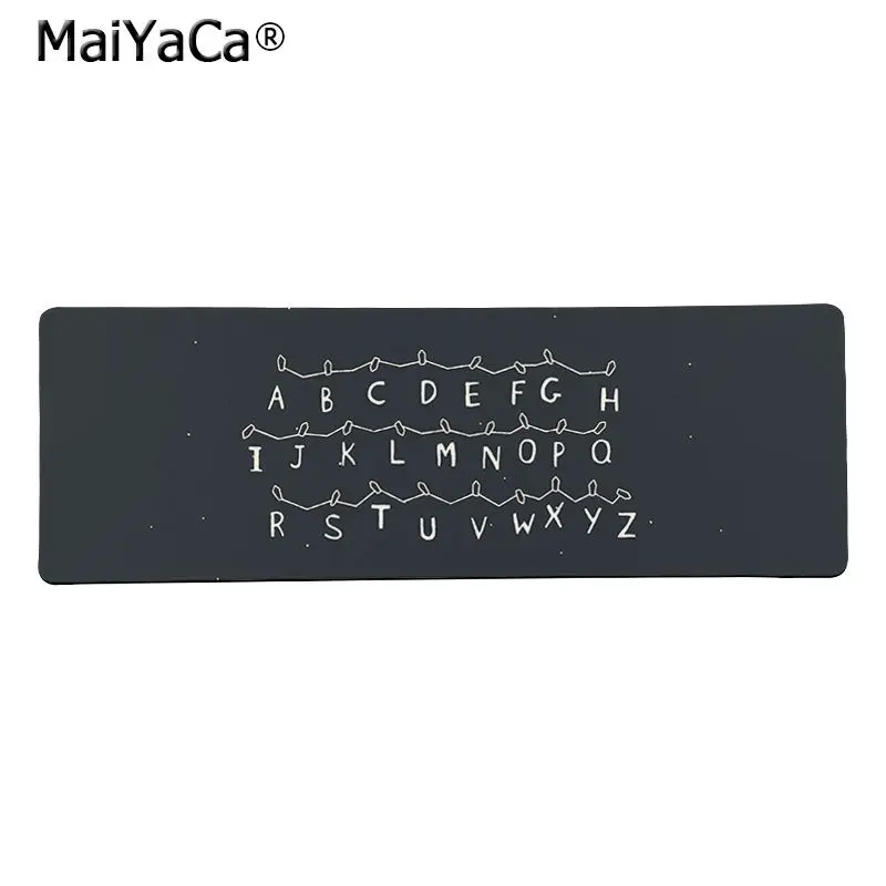 Lock Edge 30x80cm Maiya Высокое качество Американский ТВ странные вещи офисные мыши геймер силиконовый коврик для мыши большой коврик для мыши клавиатуры коврик - Цвет: Lock Edge 30x80cm