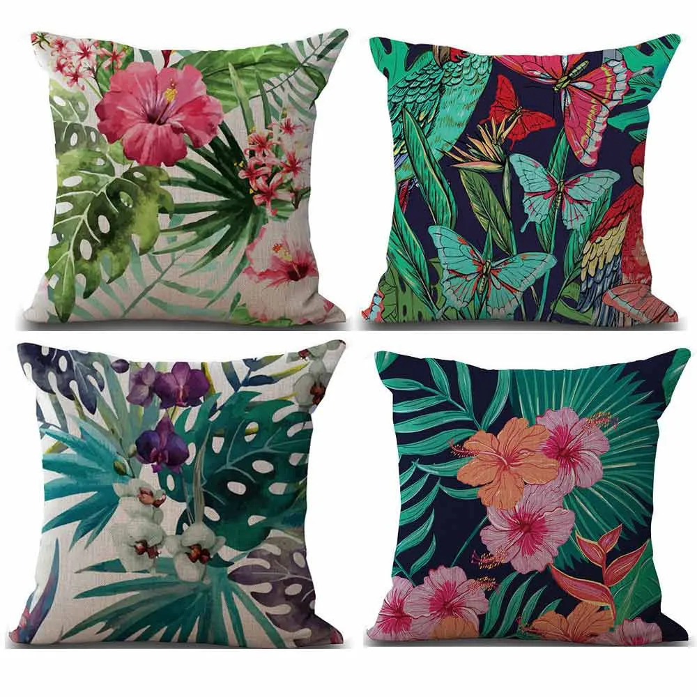 4PC Pillow Cases Linen Sofa Cushion Cover Home Decor pillow case accent chair WY714 4PC Pillow Cases Linen Sofa Cushion Cover Home Decor pillow case accent chair WY714