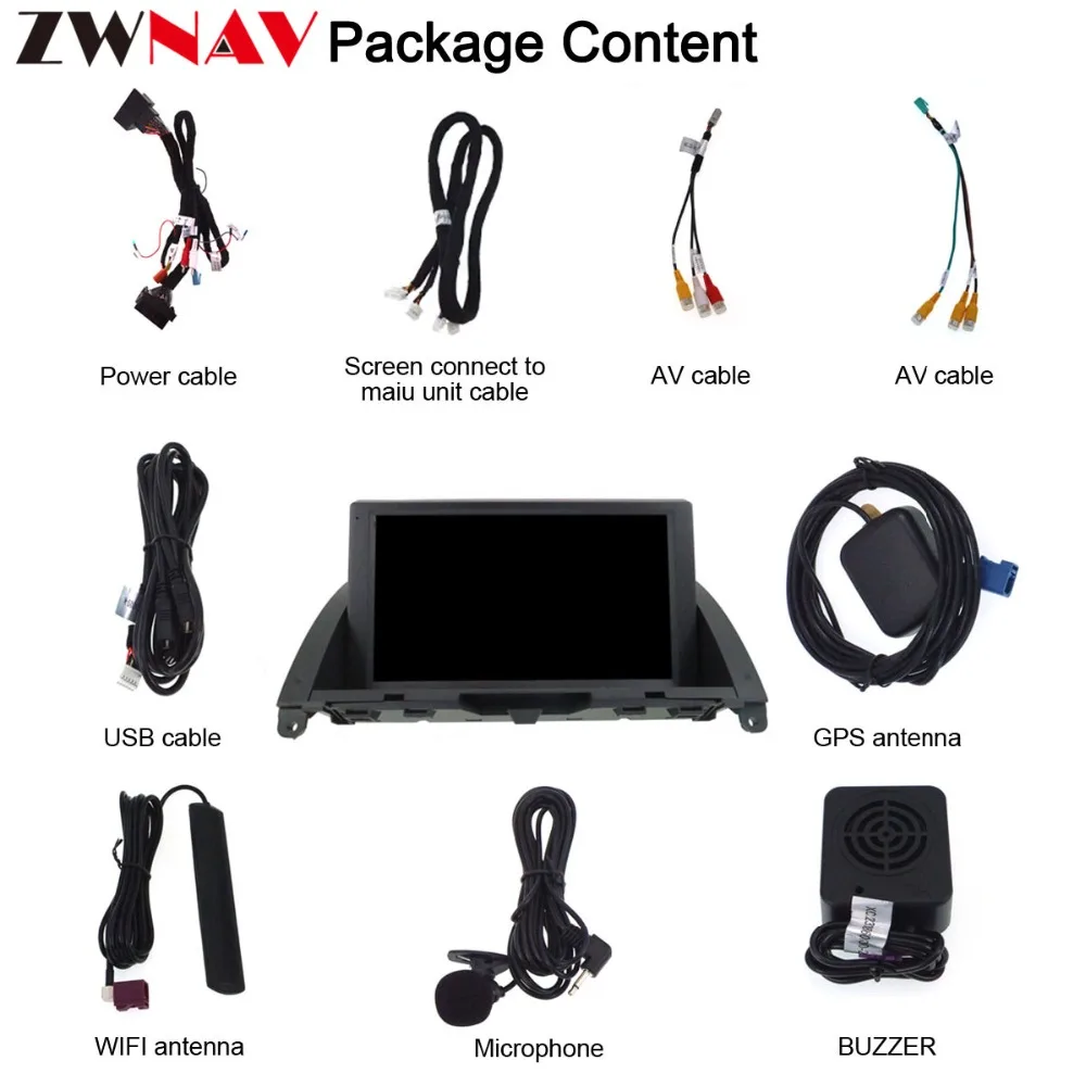 Best Android 8.0 Car multimedia player head unit For Mercedes Benz C Class W204 C200 2007 - 2014 Radio stereo Audio gps tape recorder 10