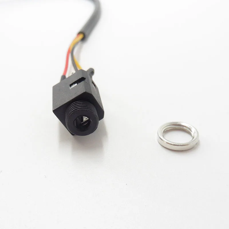 Audio Cable 4Pin Foot Stereo 3 5mm headphone jack socket with threaded dual channel 3 5mm female to female audio extension cable