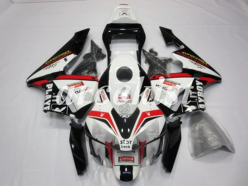 

4Gifts Injection mold New ABS Motorcycle Full Fairing Kit Fit For Honda CBR600RR 03 04 F5 2003 2004 Body set Black white Red