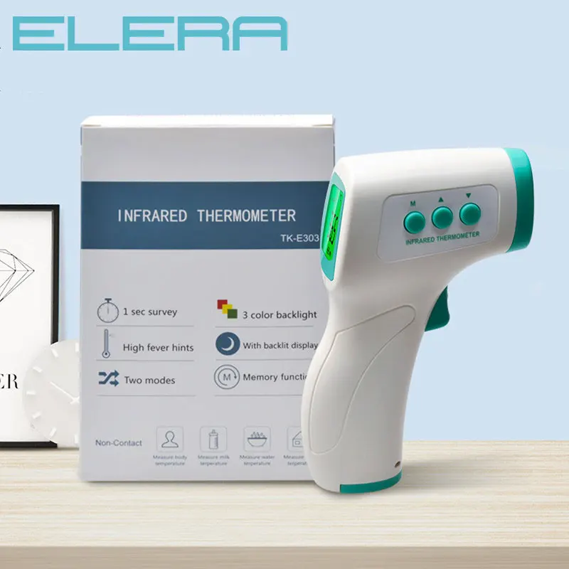 New ℃/℉ Thermometer Infrared Digital IR LCD Baby Forehead and Ear Non-Contact Adult Body Fever Care Measurement Termometro | Красота и