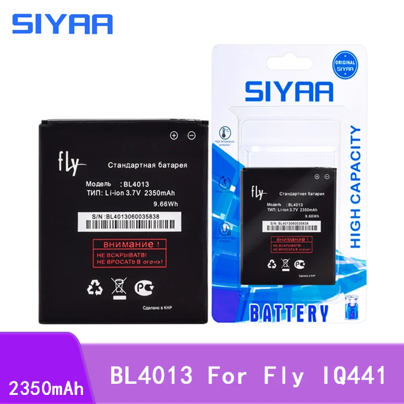 

Replacement Battery BL4013 BL 4013 For Fly Cell Phone Repalcement Batteries For FLY IQ441 2350mAh High Capacity Best Quality
