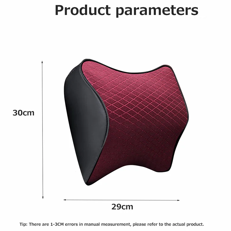 Автомобильная поясничная Подушка с эффектом памяти, Автомобильная подушка для шеи, подголовник, подголовник