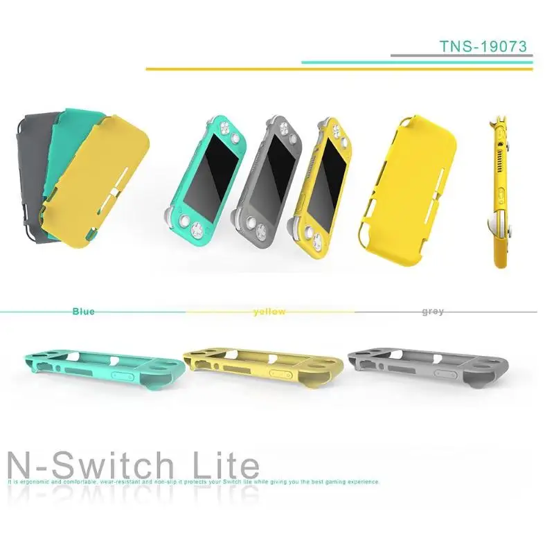 Силиконовый противоударный запасной чехол, чехол, пригодный для Nintendo Switch Lite консоли, удобная ручка, удобно носить с собой