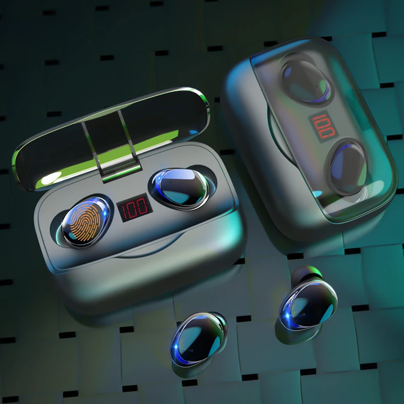 

X11 Bluetooth 5.0 Earphone Touch TWS Wireless Earbuds With LED Charging Box IPX7 Waterproof Noise reduction Bluetooth Headphones