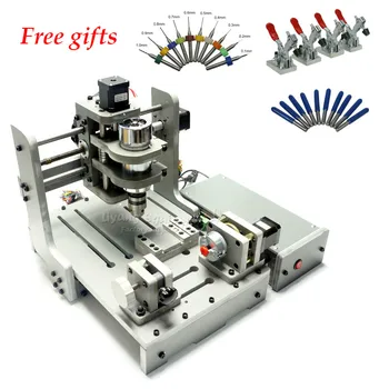 

DIY Mini Engraving machine CNC Wood Router Engraving Drilling and Milling Machine
