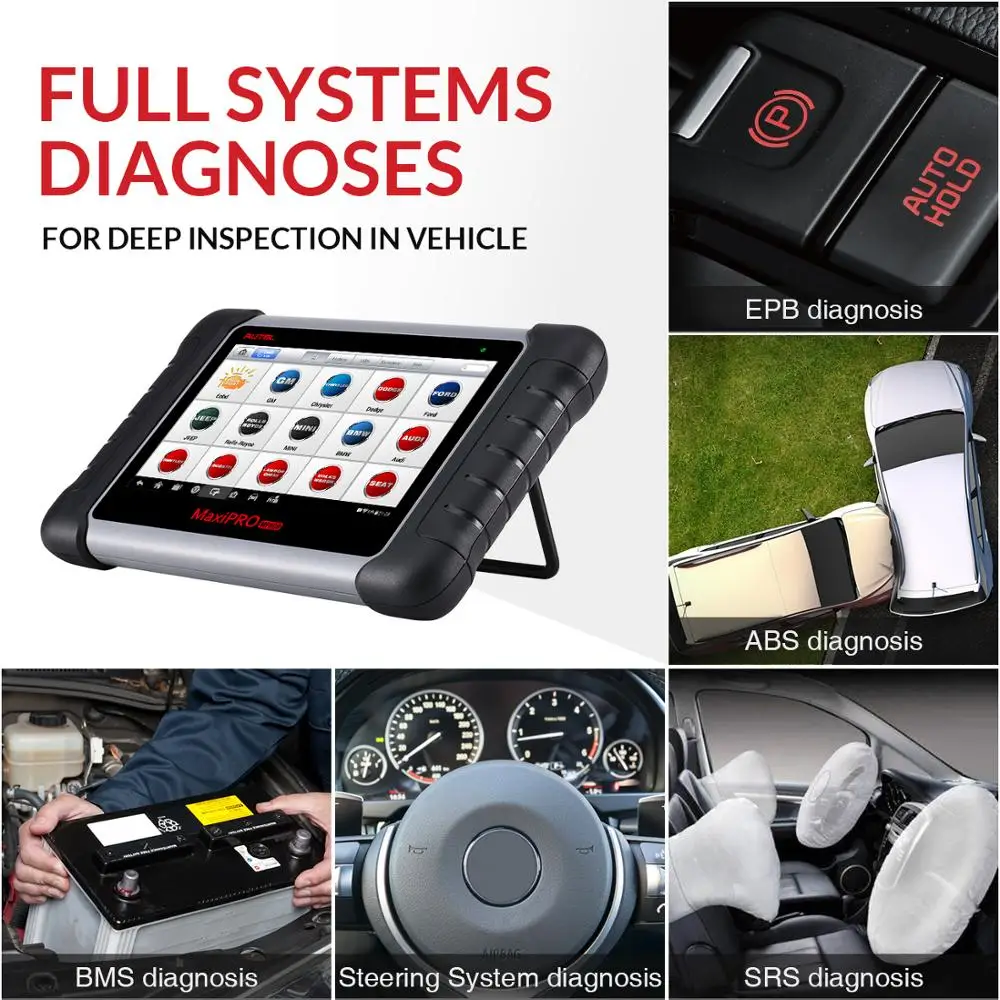 Autel MAXIPRO MP808 диагностический инструмент OBDII OBD 2 Автомобильный сканер