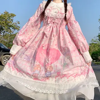MAGOGO-vestido de Lolita OP para mujer, bonito vestido de flores, nuevo vestido Original, nueva moda 1