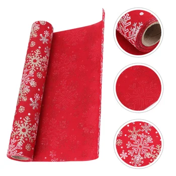 

1pc Christmas Snowflake Tablecloth Decor Practical Christmas Snowflake Tablecloth for Restaurant