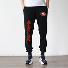 Новинка весна и осень 49ers Saints Повседневные штаны Vikings Мужская хлопковая повседневная одежда для футбола новые мужские повседневные спортивные штаны для влюбленных