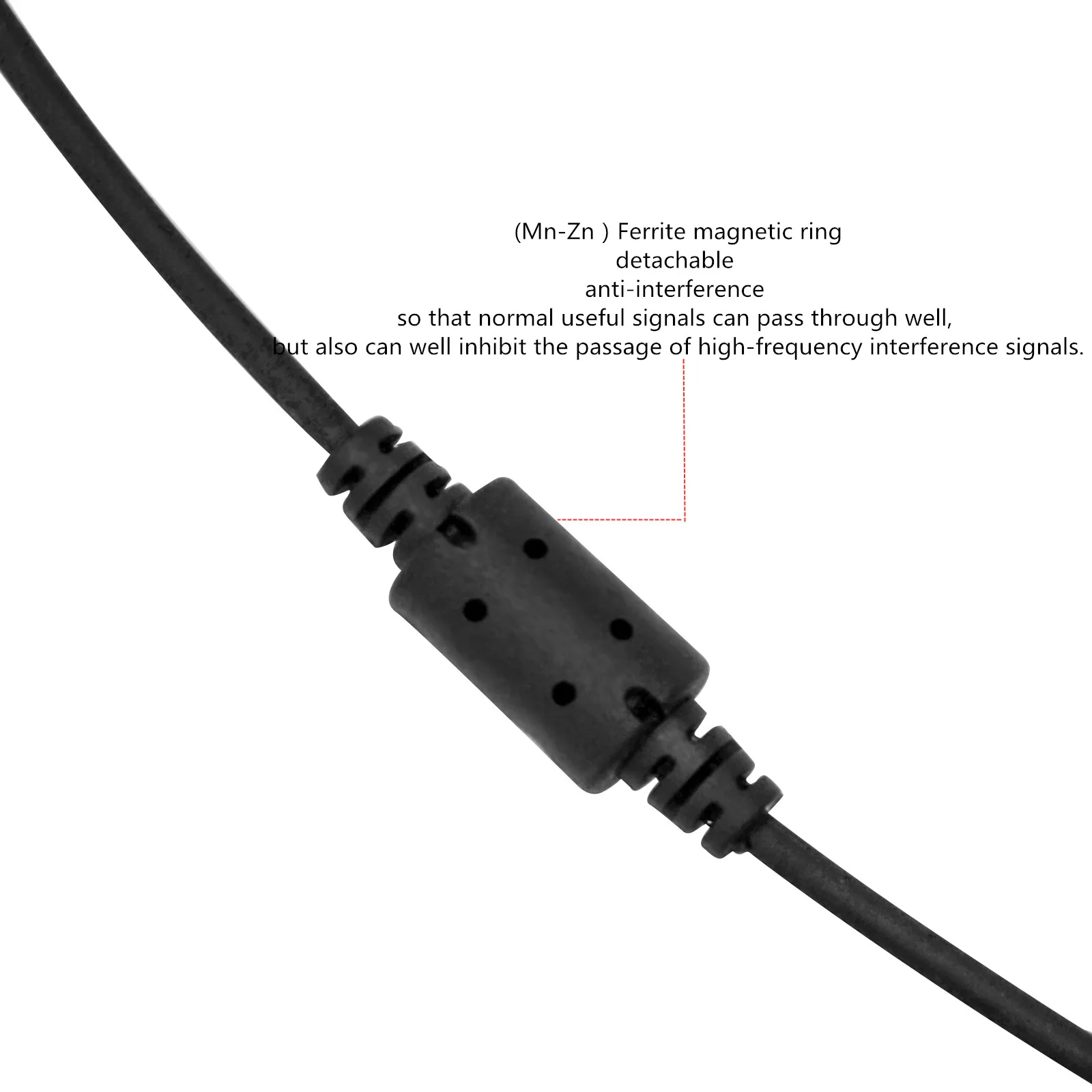 Acoustic Tube Earpiece, Listen Only Headset, Radio or Walkie Talkie Mic, 3.5mm