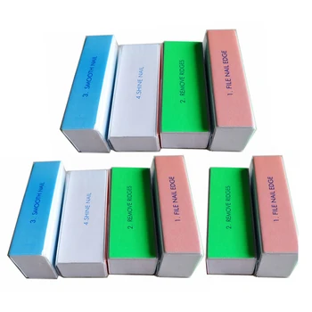 

10pcs Nail Buffer File Grinding Sanding Polishing Block Buffing Colorful Nail File Pedicure Care Nail Art Design Tools