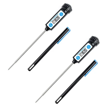 

Kitchen Digital Food Thermometer Long Probe Electronic Cooking Thermometer for Cake Soup Fry BBQ Meat