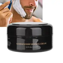 Борода сандалового дерева крем для бритья 150 г для мужчин борода смягчает питает уход за лицом чистые средства ухода за бородой