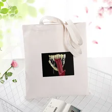 Сумка для покупок MARVEL, Холщовая Сумка, ежедневное использование текста, сделай сам, пользовательский принт, логотип, эко, многоразовая утилизация