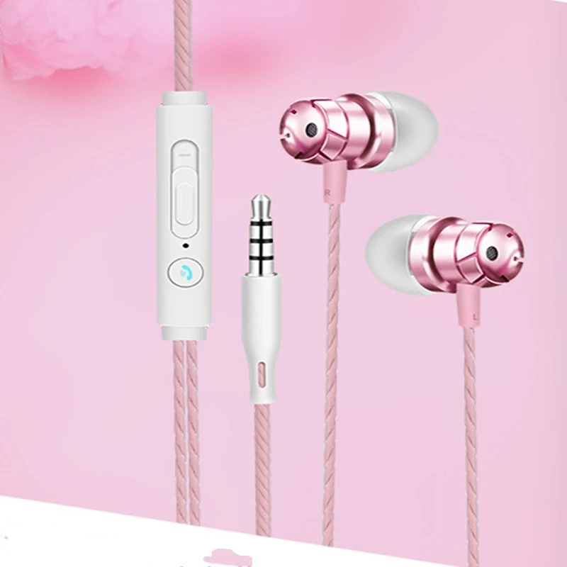 Heavy Bass Head phone For Samsung iphone 3 5mm Earphone Colorful Headset for Huawei Xiaomi Oppo Earphones Sport Head