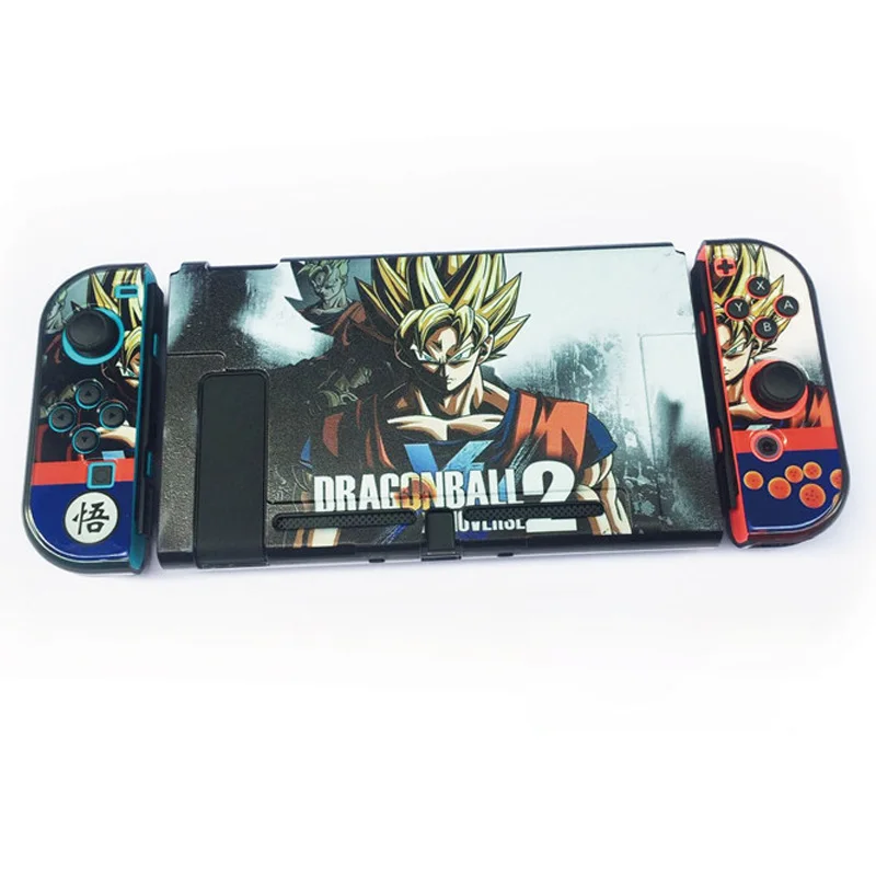A019 Nintendo Switch с цветным рисунком, жеская защитка закрепляемые Крышка корпуса чехол для Nintend NS консолью коммутатора& Joy-Con для Nintendo Switch - Цвет: A019