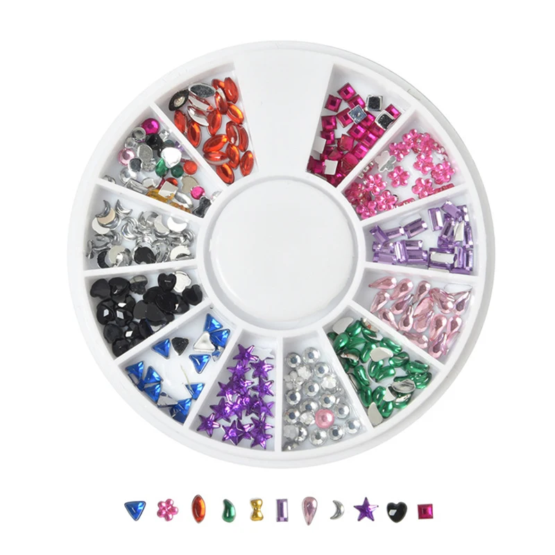 

Mixed Color Nail Stone AB Color Rhinestone Irregular Beads Manicure For Nails Art Decorations Crystals