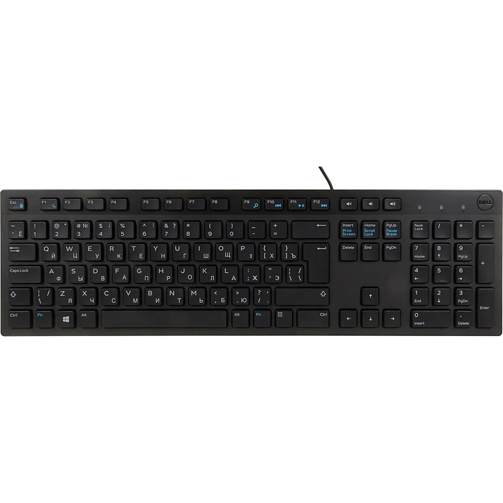 Клавиатура DELL KB216, черный