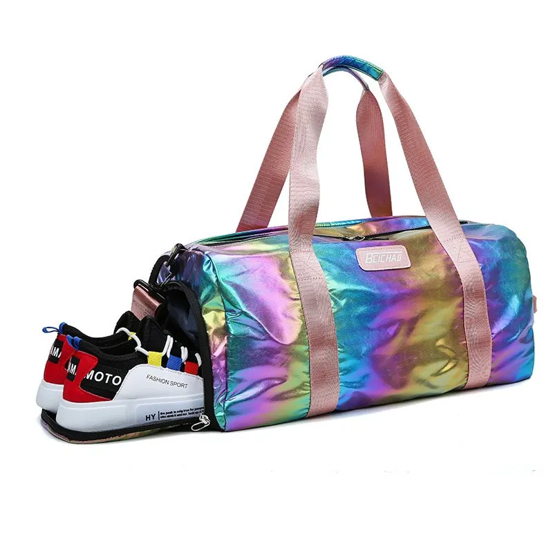 

Colorful Women's Sport Bag Organizer Travel Bags Hand Luggage Organizer WOMEN's Travel Bag Organizer Weekend Sports Duffle Bag