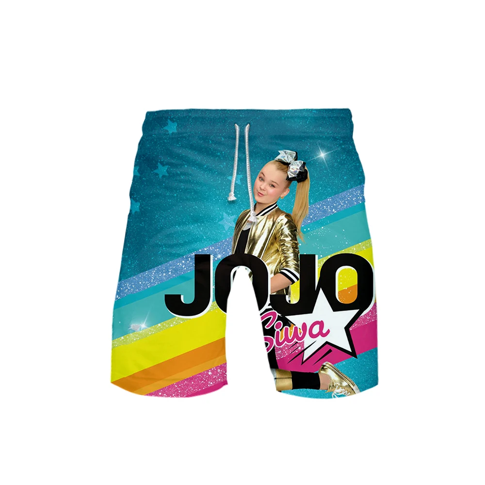 JOJO SIWA уличная детская повседневная Летняя пляжные шорты для мужчин/женщин хип-хоп мода для молодых людей