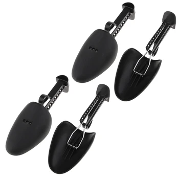 

2 Pair Plastic Shoe Tree Stretcher Boot Holder Shaper Adjustable Fit Most Shoes